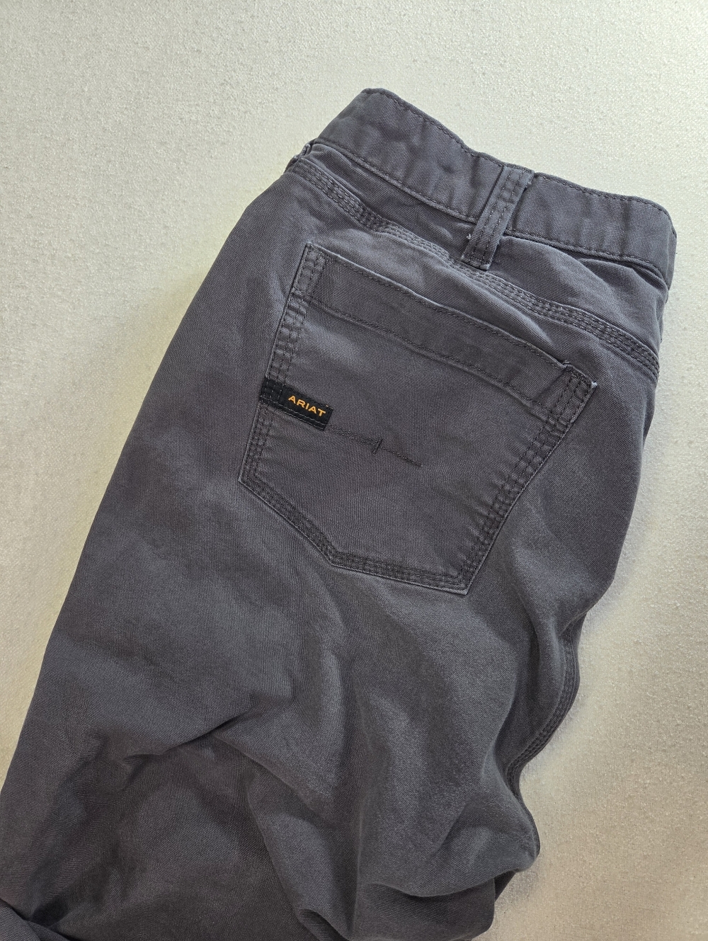 Ariat Rebar M4 Pants 40x34 Gray Relaxed Straight Workwear